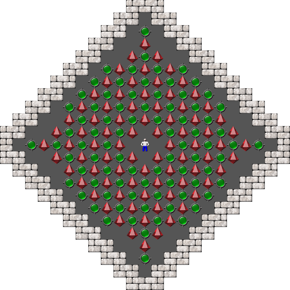 Sokoban Sasquatch 05 Arranged level 34